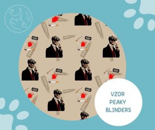 Novinkou u nás na e-shopu je tento úžasný motiv..... PEAKY BLINDERS, který jde dnes pod stroj a během zítřka se vyklubou...