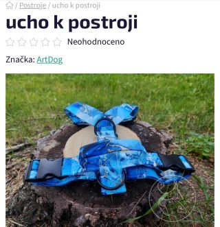 Chci vám ukázat, jaká dělám na postroje a obojky ucha a poutka. Ucho slouží k chycení psa - je dostatečně velké na ruku....